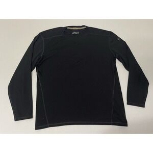 Smartwool Mens XXL Classic Thermal Merino Base Layer Crew 250 Long Sleeve Black